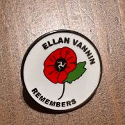 Isle of Man poppy badge (Ellan Vannin )